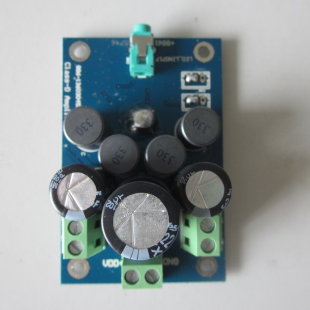 class D 25W stereo amplifier board