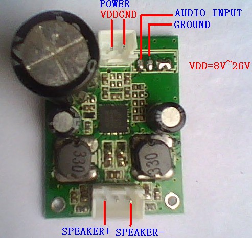 40W mono digital amp module