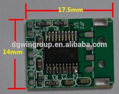 2W electronic toys Headset Amplifier headphoen amplifier circuit board