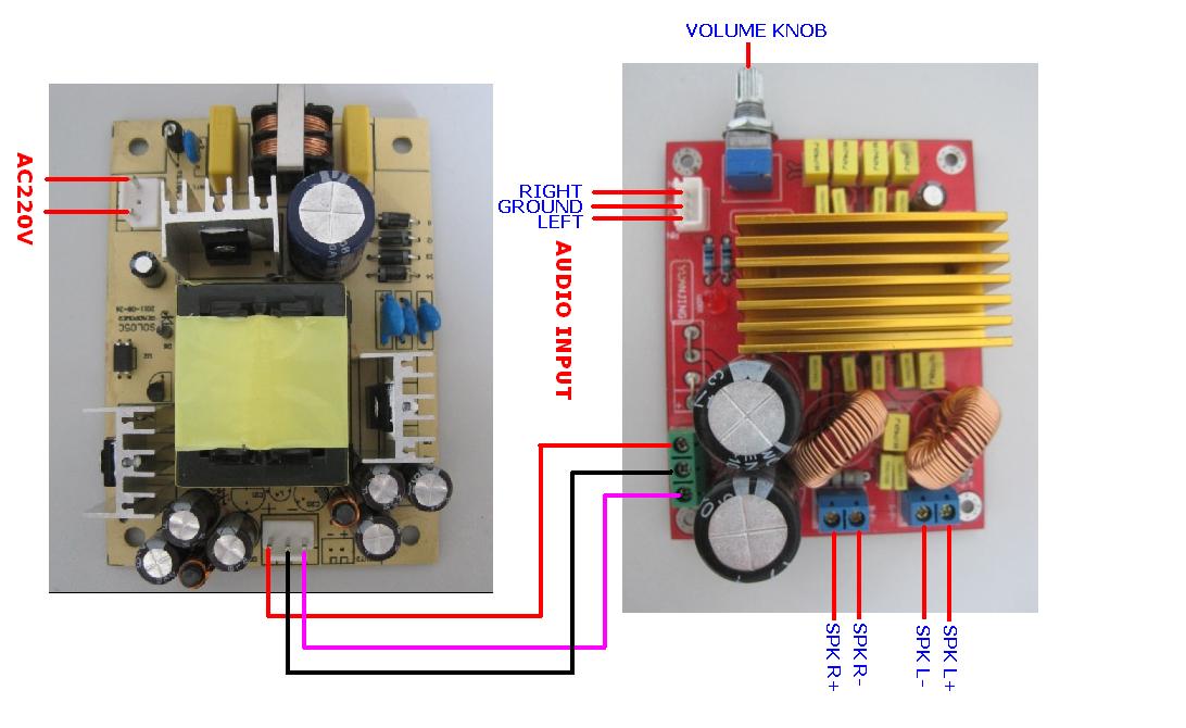2*80W digital audio amplifier board SL-A16